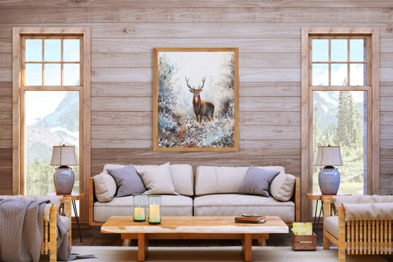 鹿の油彩画 500x0.jpg