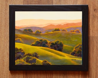カリフォルニアの風景画（オリジナル）、ブリオネス地域公園