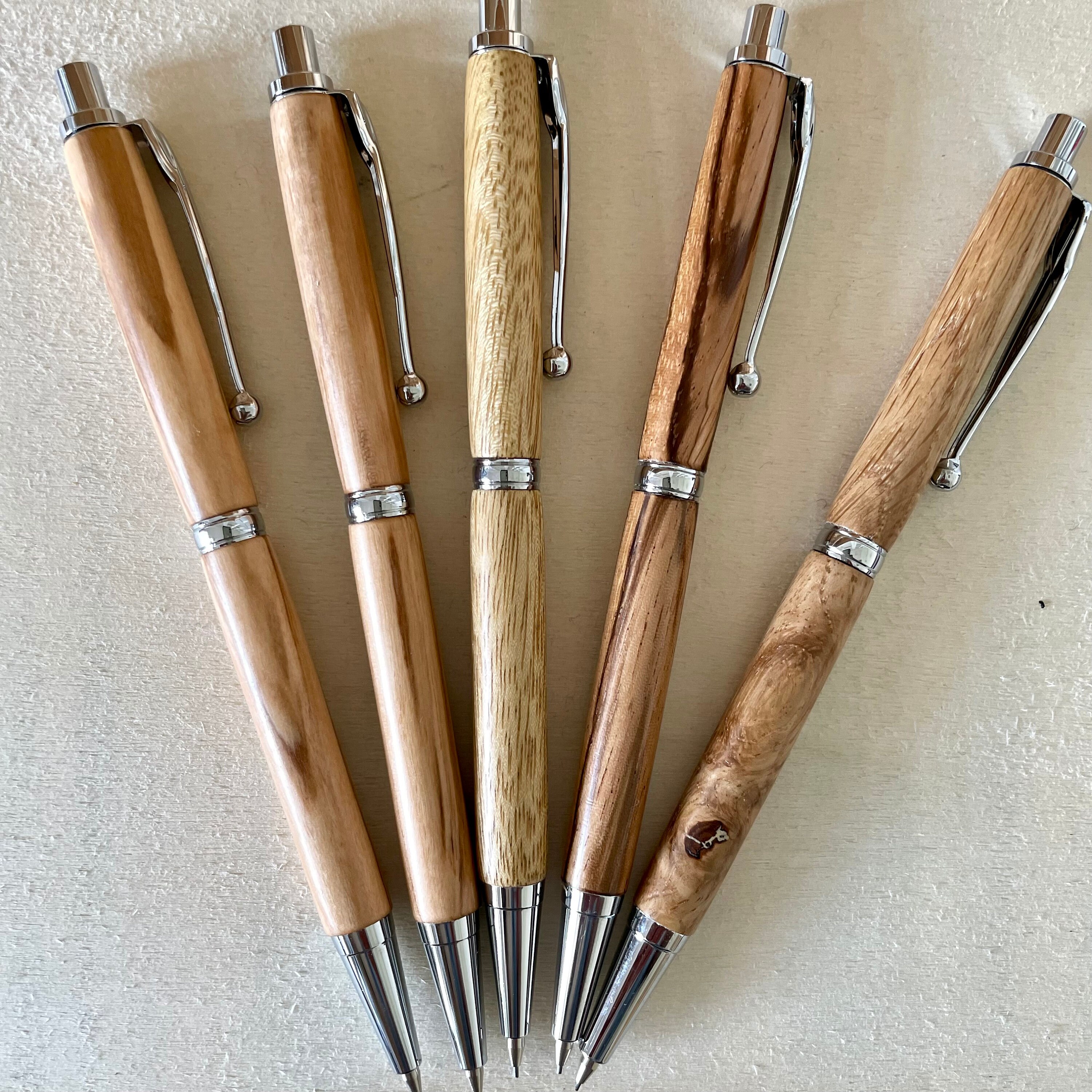 Luxury Hand Turned Wooden Mechanical Pencil Etsy UK
