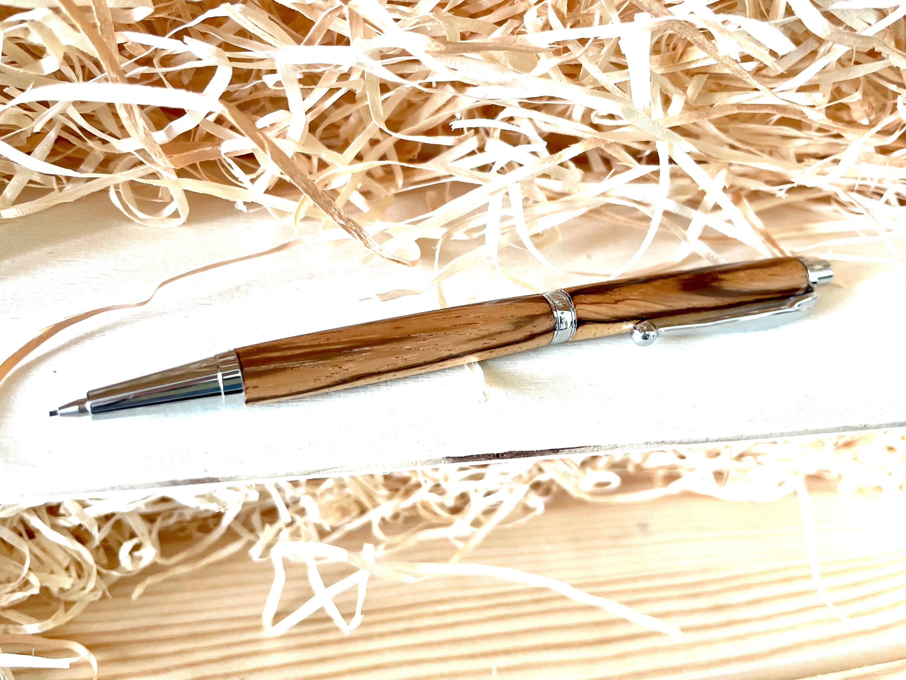 Luxury Hand Turned Wooden Mechanical Pencil Etsy UK