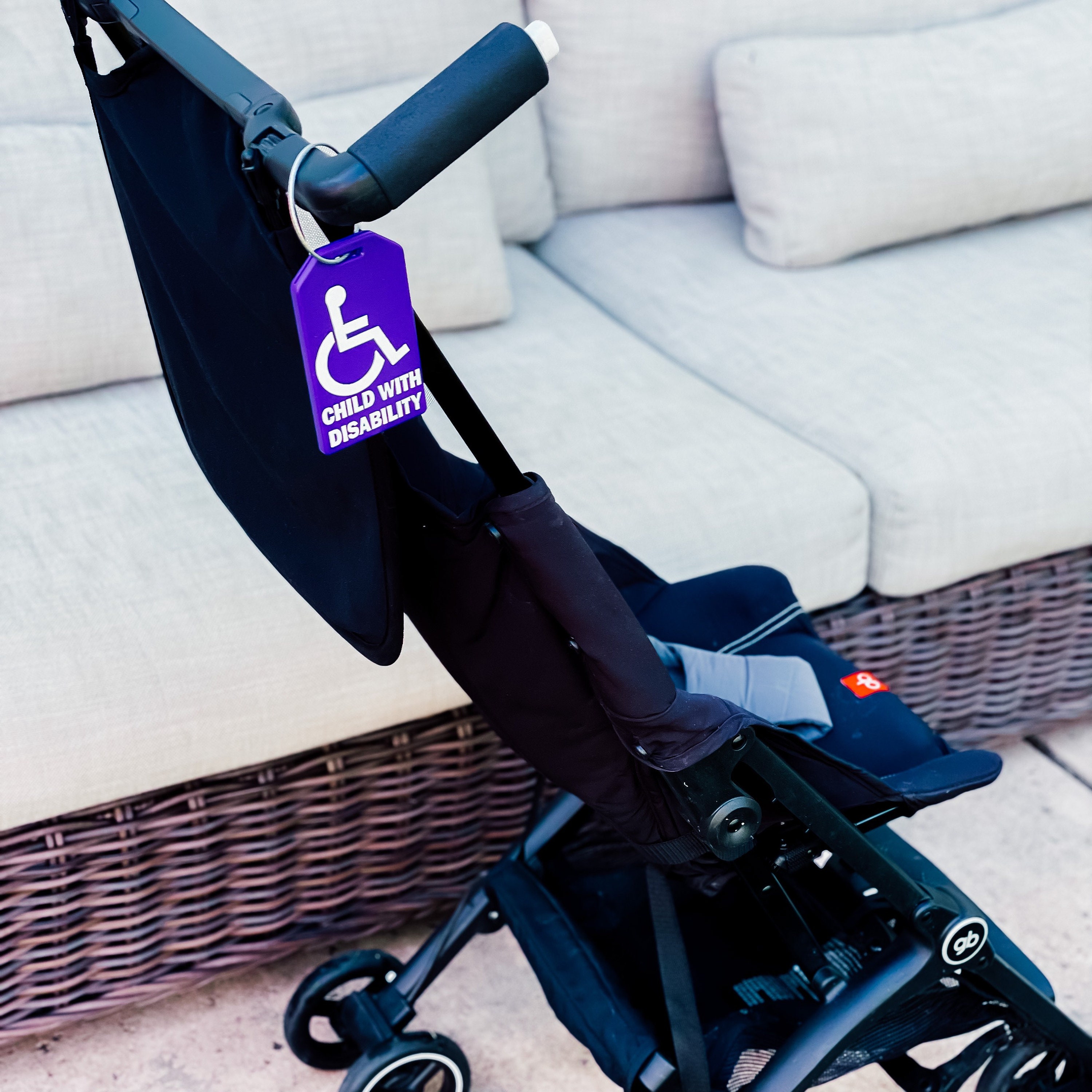 Child with Disability stroller wheelchair tag Etsy