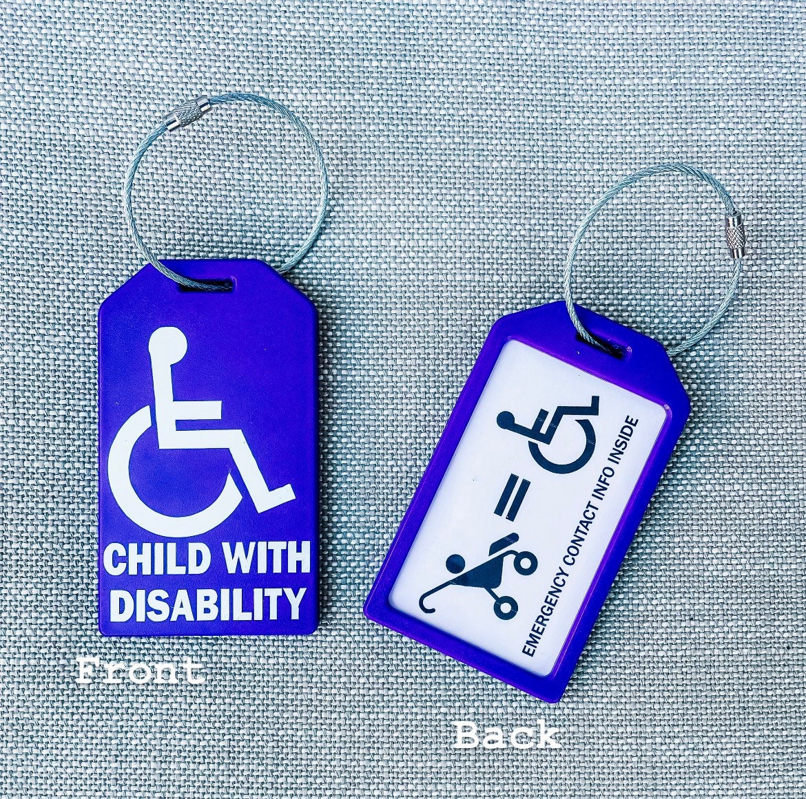 Child with Disability stroller wheelchair tag Etsy
