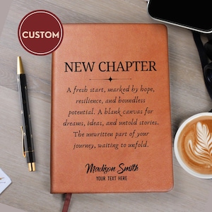 New Chapter Custom going away gift for coworker - Personalized Gift for Boss Leaving - New Job Gift, Retirement Farewell Present