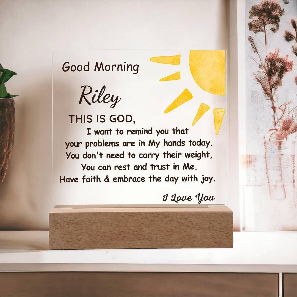 Rest in God's Embrace {Acrylic Decor} Rest in God's Embrace {Acrylic Decor}