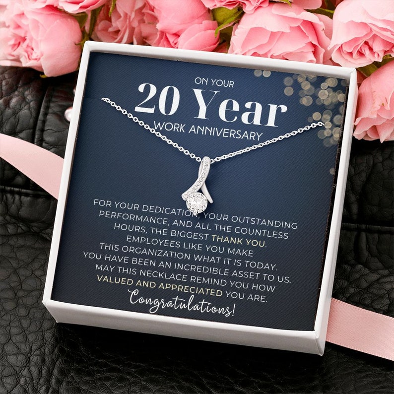 20 Year Work Anniversary Appreciation Employee Years of Etsy