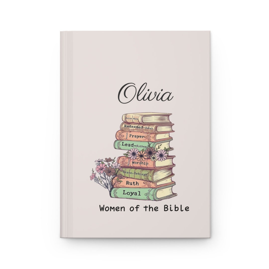 Bible Study Prayer Journal Custom Christian Notebook Women of the Bible ...