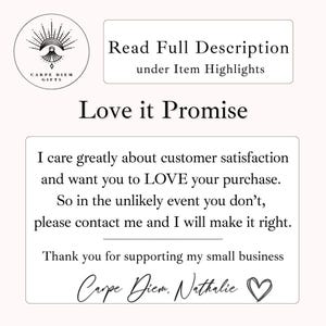 a message from a business owner to a customer, expressing their appreciation for the customer's support and their commitment to providing a positive experience. The message includes a promise to make a purchase right, and the owner thanks the customer for their support. The image does not contain any text that is too long or repetitive, and it focuses on the interaction between the business owner and the customer.