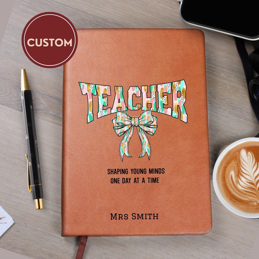Teacher Notepad End of Year Gift, Appreciation Week, Custom Journal for ...