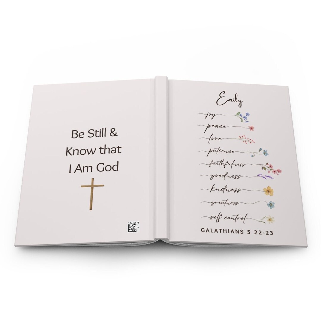 Bible Study Journal Christian Personalized Sermon Notebook for Her ...