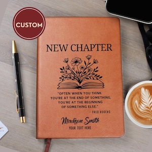 New Chapter Custom going away gift for coworker - Personalized Gift for Boss Leaving - New Job Gift, Retirement Farewell Present