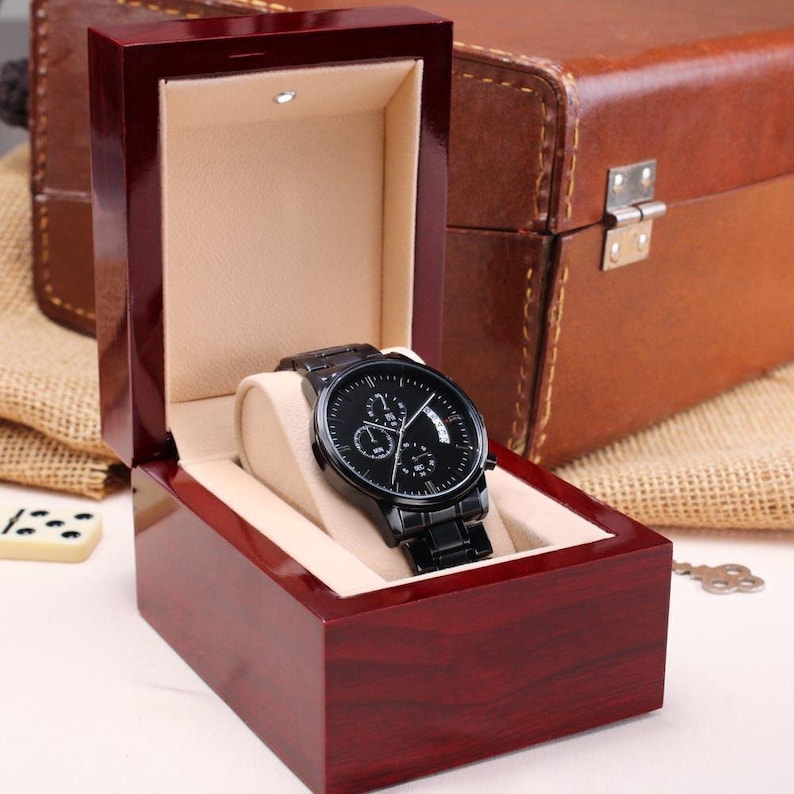 1st fathers day gift | Moment I Became a Daddy | Personalized New Dad Gift with kid name | First Father's Day gift | Father's day watch 画像 9