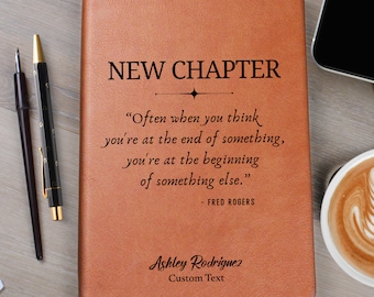 New Chapter Custom going away gift for coworker - Personalized Gift Boss Leaving - New Job Gift, Retirement Farewell - Gift with Purchase