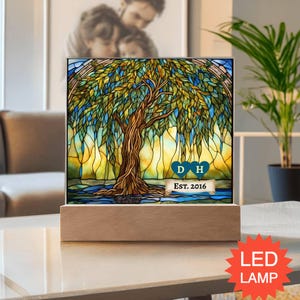 9 years Willow anniversary gifts, Personalized Wedding anniversary gifts, 9th Anniversary Gift for Him or Her.. Free Gift with Purchase .