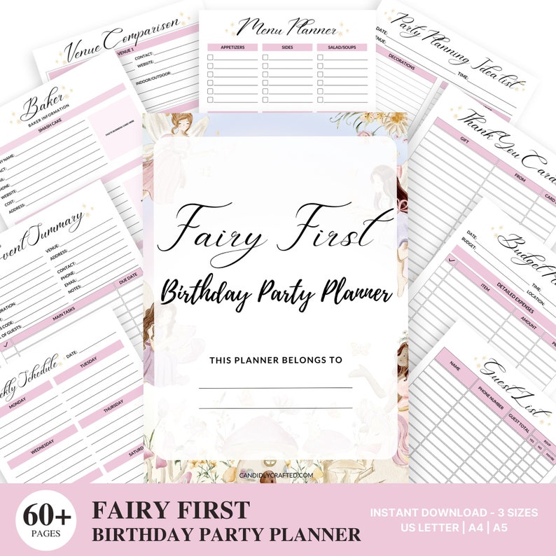 Fairy First Birthday Party Planner | Party Planner | Event Planner ...
