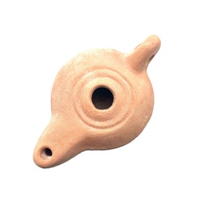 Roman terracotta lamp, replica