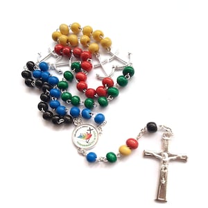Official Jubilee Rosary in 6 mm wood