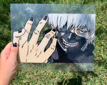 Tokyo Ghoul Painting Etsy Tokyo Ghoul Painting Etsy