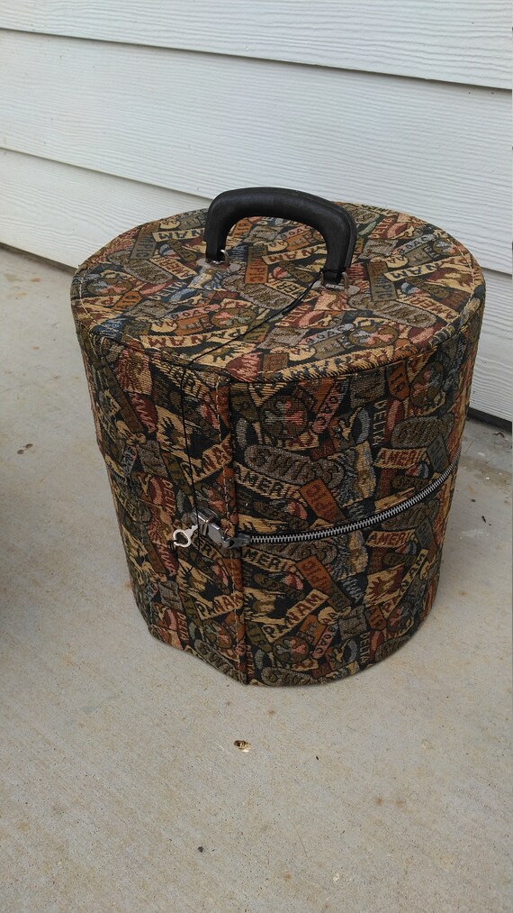 Vintage Airlines Hat Box Luggage Carrier Etsy