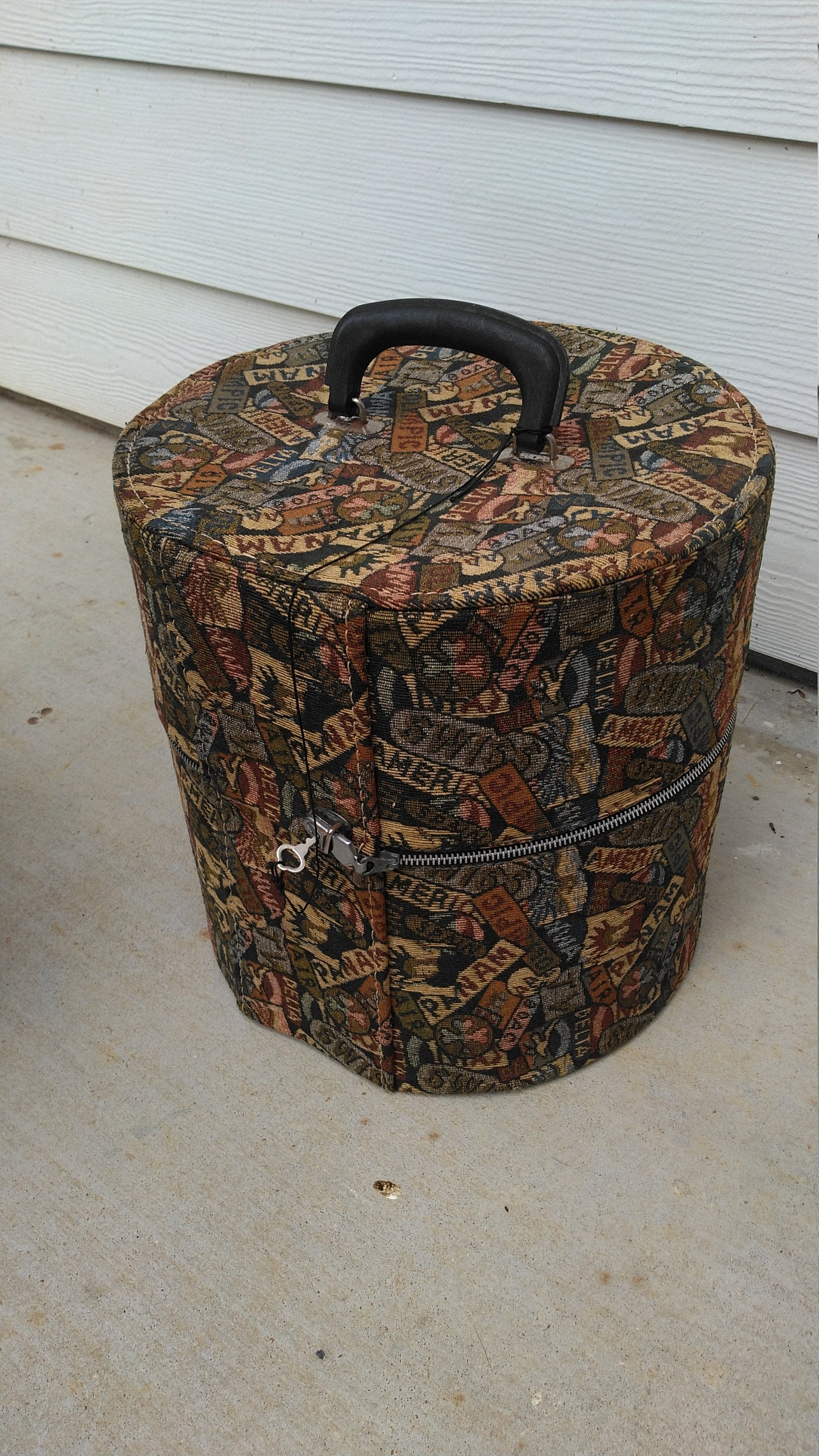Vintage Airlines Hat Box Luggage Carrier Etsy UK