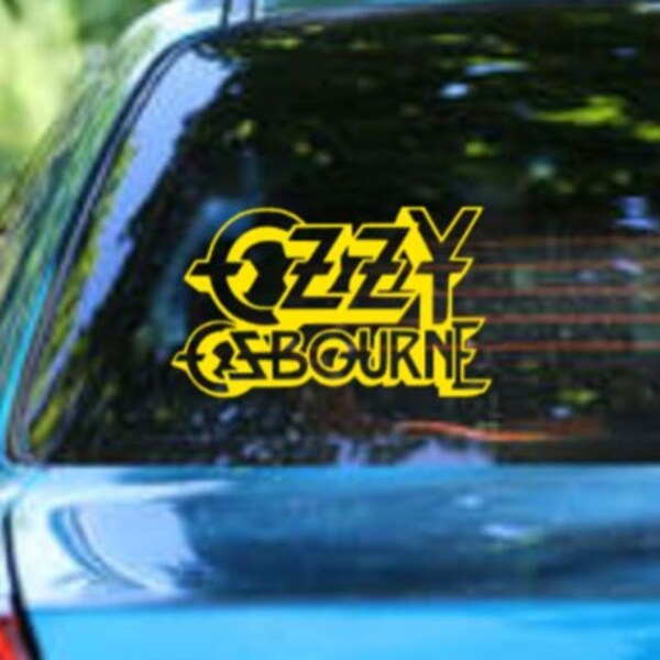 Ozzy Osbourne Sticker | Layered Vinyl Waterproof Sticker | Vinyl Decal | Heavy Metal Sticker