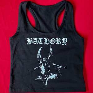 Reaper Crop Tank | Black Metal Girls Shirt