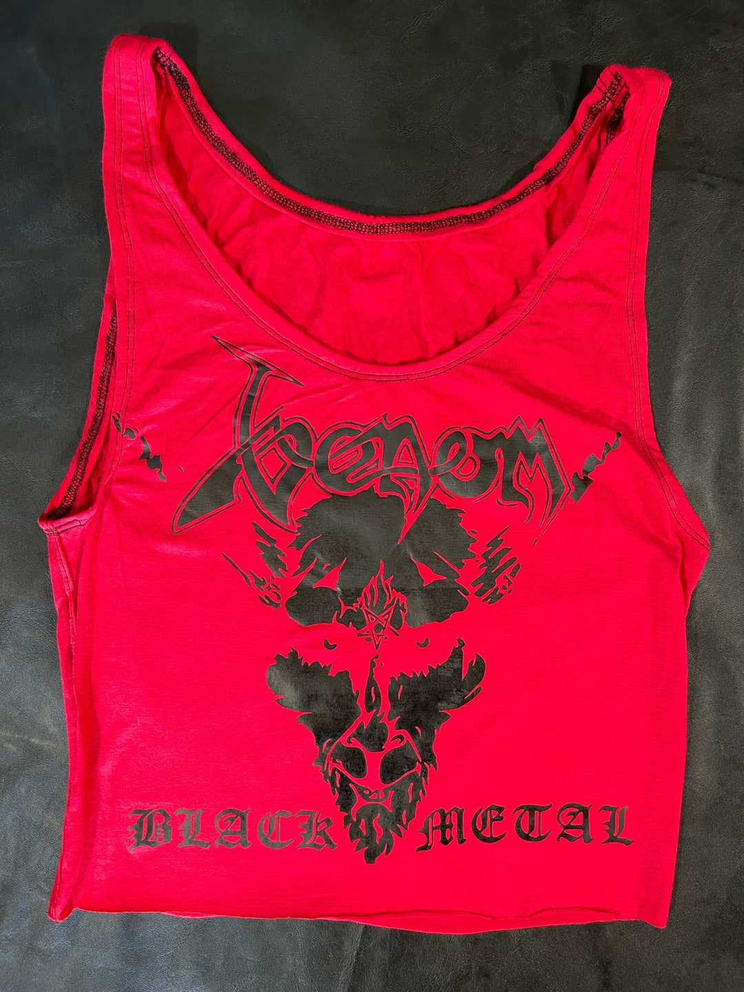 Black Metal Tank Top Girls Black Metal Tank Top Etsy