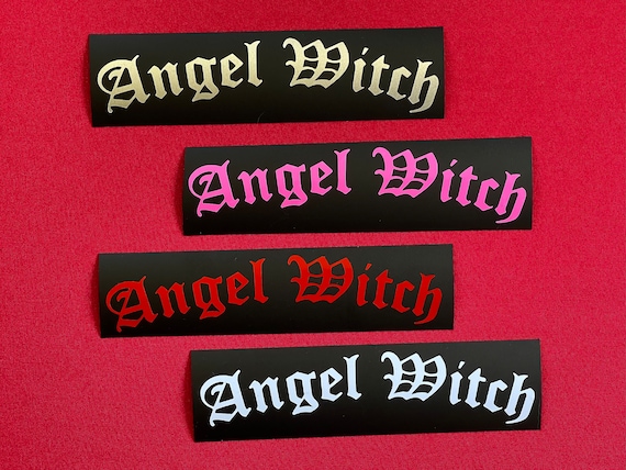 Angel Witch Sticker Heavy Metal Sticker Waterproof Layered Vinyl Sticker  Die Cut Glossy Vinyl Decal 