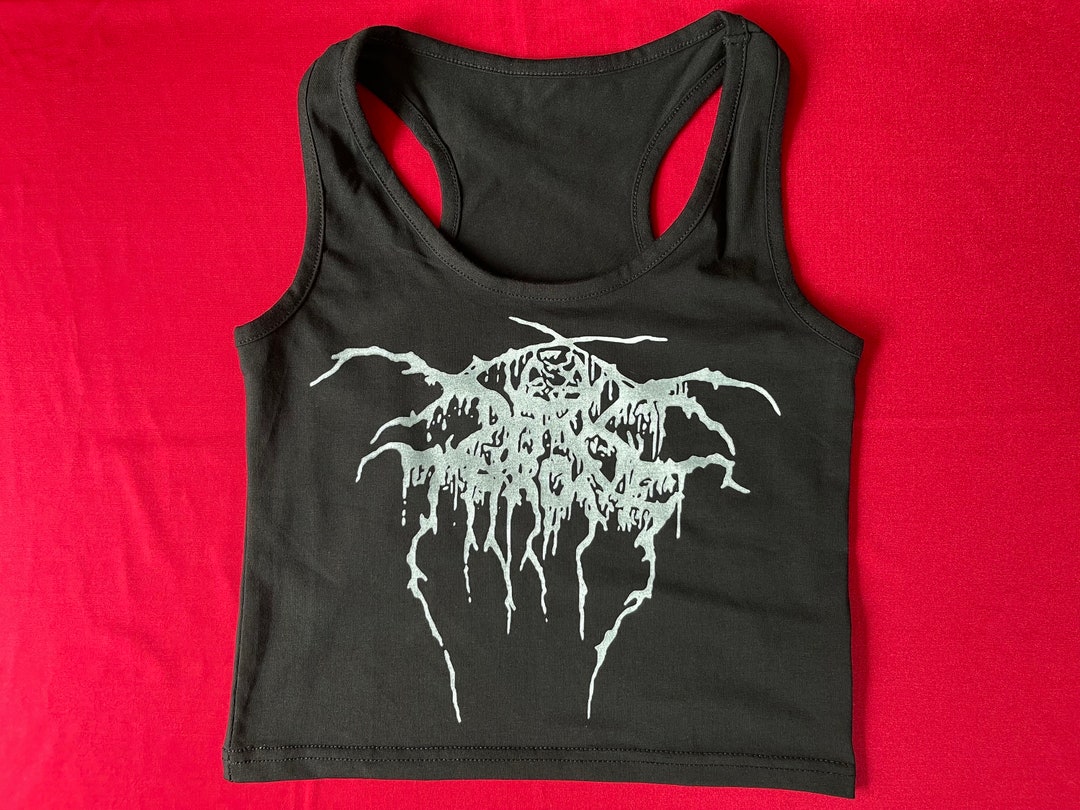 Transilvanian Hunger Crop Tank Top Black Metal Girls Shirt Etsy