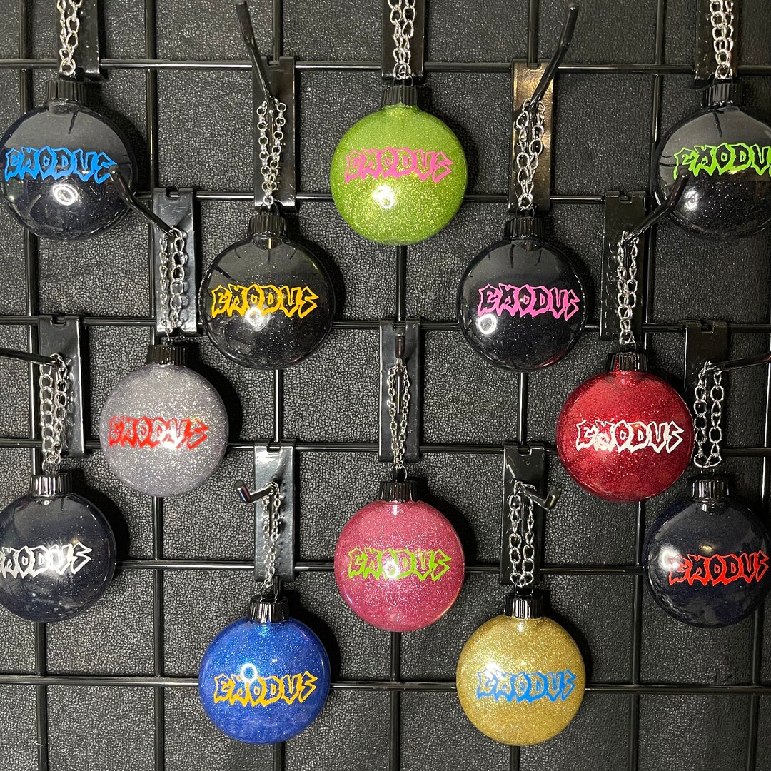 Exodus Ornament Heavy Metal Christmas Ornament Holiday Etsy
