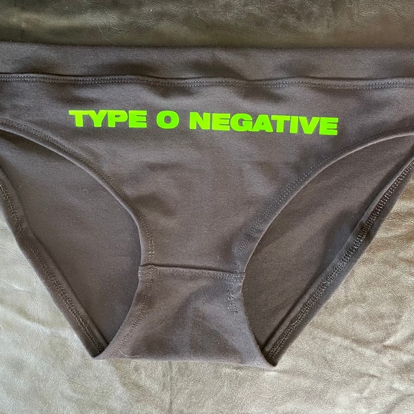 Heavy Metal Panties Etsy