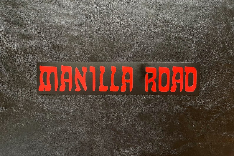 Manilla Road Sticker Heavy Metal Sticker Layered Vinyl Etsy