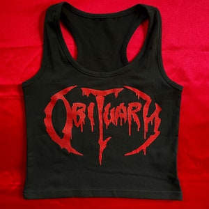 Gates To Hell Crop Tank | Death Metal Girls Shirt