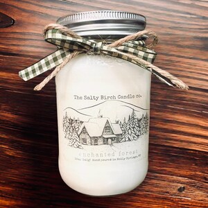 Mason jar candle fall candles