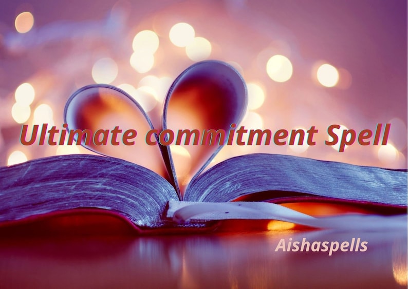 5. Ultimate It is very Max 58% OFF popular Comittment Spell
