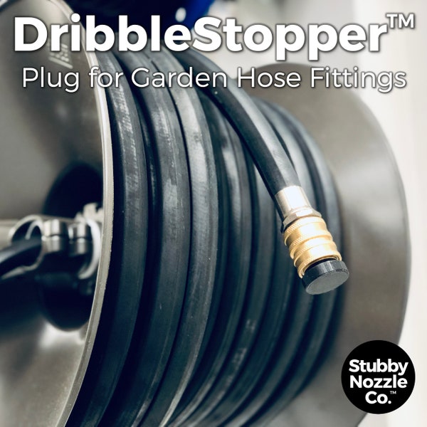 DribbleStopper™ Plug for 3/4" Garden Hose Quick Disconnect Fittings