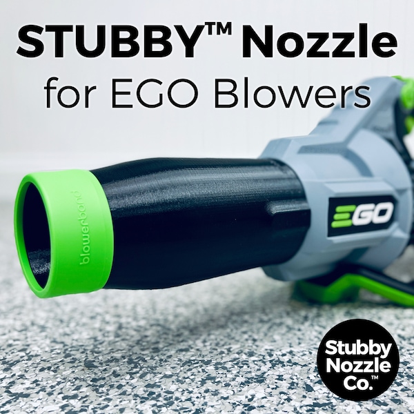 Stubby Nozzle Co. STUBBY® Car Drying Nozzle for EGO Leaf Blowers (765, 670, 650, 615, 580, 575, & 530 CFM Models)