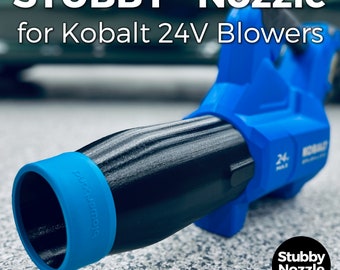 Stubby Düse Co. STUBBY™ Auto-Trocknungsdüse für Kobalt 24 V Laubbläser (KHB 2024B-03)