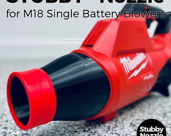 Stubby Nozzle Co. STUBBY™ Car Drying Nozzle for Milwaukee M18 FUEL Single Battery Leaf Blowers (2724-20 & 2728-20)