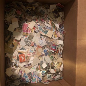 Beautiful Worldwide Stamp collection Lots in 50+ Stamps-OFF Paper/Packets-mint/Used-Good condition~!