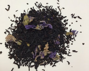 OCHTENDTHEE - Earl Grey Creme' De La Creme Loose Leaf Tea. Draag de Queens Crown en geniet van deze robuuste gearomatiseerde thee.