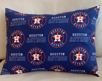 Houston Astros Pillow Cover measuring  12" x 16"