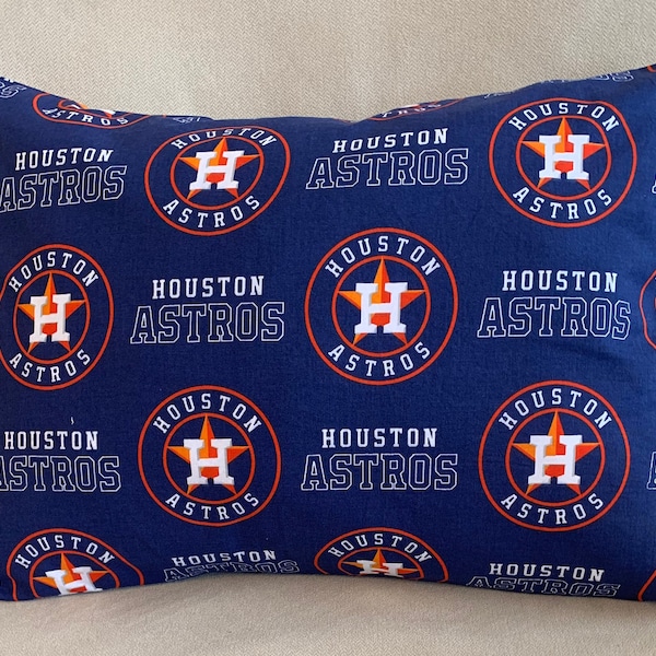 Houston Astros Pillow Cover measuring  12" x 16"
