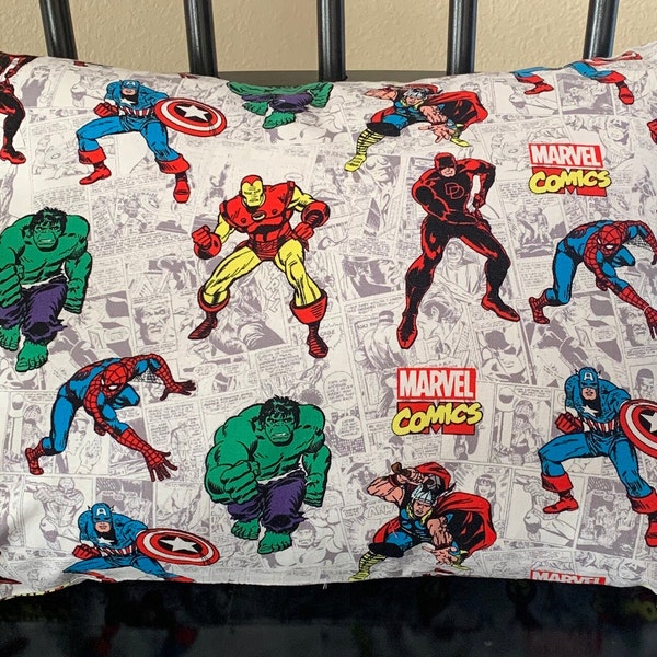 Marvel Super Heroes TODDLER  or TRAVEL Pillowcase