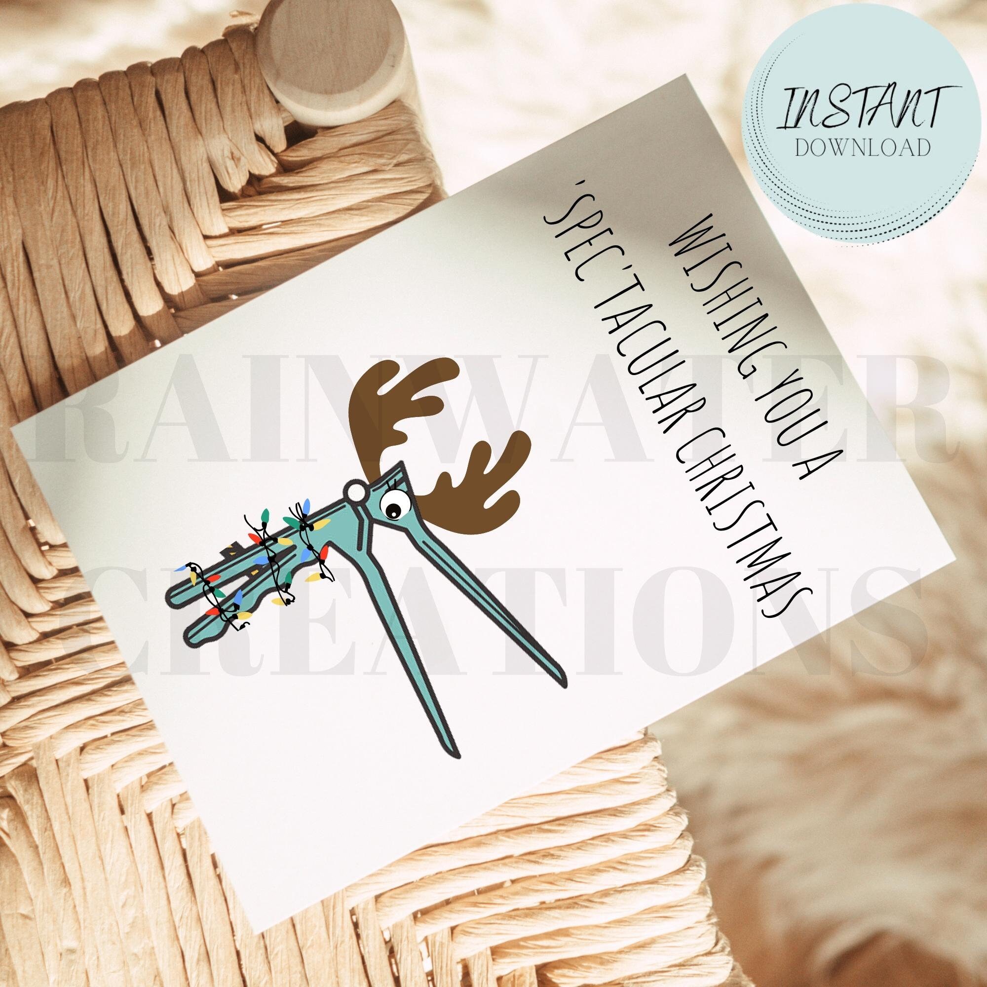 Funny OBGYN Christmas Card, Reindeer Speculum (PDF Download) - Etsy