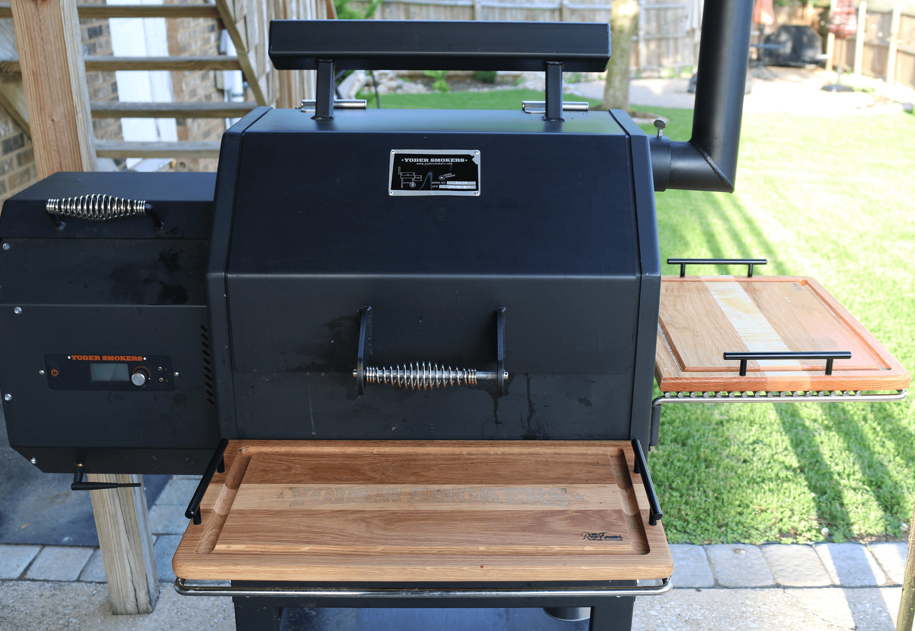 Yoder Smoker YS640 Hardwood Cutting Board / Serving Tray With Etsy