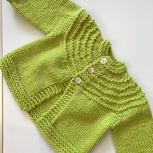 Ribbed Yoke Cardigan