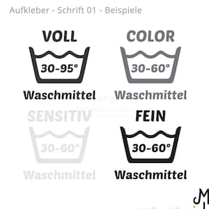 Sticker | Label | Washing powder | Detergent | Vinyl | DIY