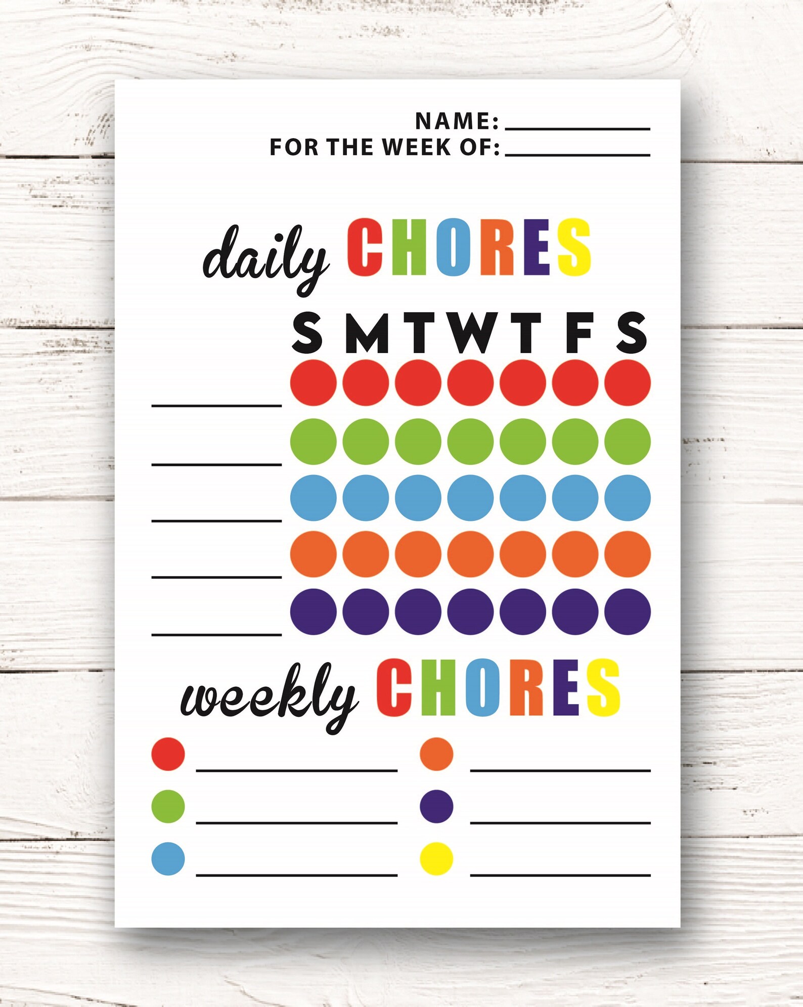 Digital Chore Chart And Calendar Chore Routines Printable Digital Chore Chart And Calendar Chore Routines Printable