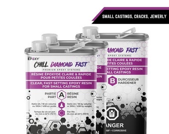 Fast Setting UV-Resistant Clear Casting Epoxy Kit for small castings