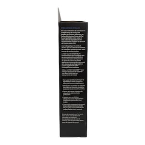 May include: Black and white product packaging with the text "PRECAUTIONS D'USAGE" and instructions for using the product. The text is in French.